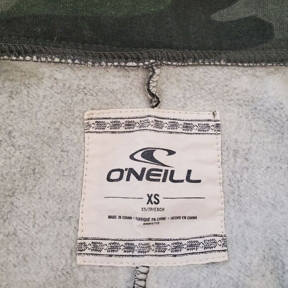 O'NEIL | 'Skylar' Camo Fleece Shirt Jacket - [size XS in Green] - Picture 13 of 14